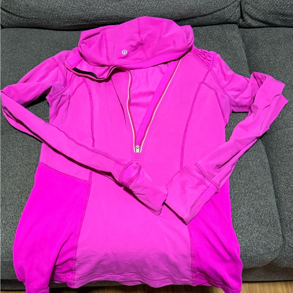 Lululemon Athletica Bright Pink Hoodie